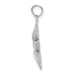 14k White Gold Starfish Pendant - Image 2
