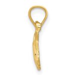 14K Mini Scallop Shell Pendant - Image 2