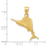 14K Sailfish Pendant - Image 4