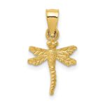 14K Dragonfly Pendant