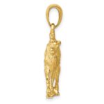 14k 3-D  2-Hump Camel Pendant - Image 2