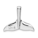 14k White Gold Whale Tail Slide - Image 3