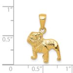 14k Bulldog Pendant - Image 4