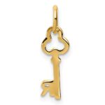 14k Key Letter R Initial Charm - Image 4