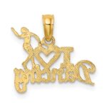 14K I HEART DANCING with Dancer Charm - Image 4