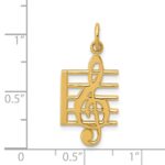 14k Musical Staff Charm - Image 4