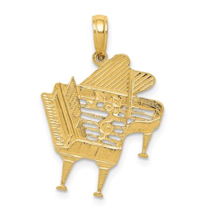 14k Baby Grand Piano Pendant