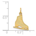 14k Figure Skate Charm - Image 4