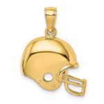 14k Football Helmet Charm
