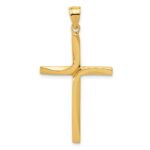 14k Polished Cross Pendant