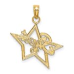 14k SWEET 16 Star Charm - Image 4