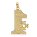 14k #1 DAD Charm - Image 4