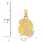14k Girl Charm - Image 4