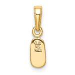 14k  3-D Baby Shoe Charm - Image 3