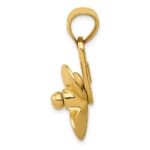 14k 3-D Moveable Blade Propeller Pendant - Image 2