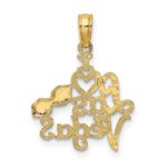 14K I HEART LAS VEGAS  with Dice Charm - Image 4