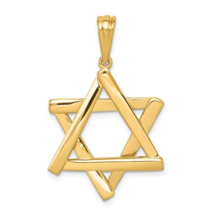 14K Star of David Pendant
