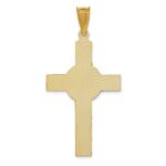 14K with Rose and White Rhodium Iona Crucifix Cross Pendant - Image 4