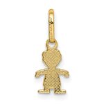 14k Polished Little Boy Pendant - Image 3