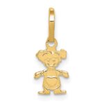 14k Polished Little Girl Pendant