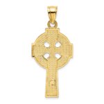 14k Polished Celtic Cross Pendant - Image 3