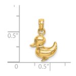 14K 3-D Duckling Charm - Image 3