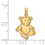 14k Reversible Teddy Bear Charm - Image 3