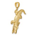 14K 3-D Alligator with Moveable Mouth Charm - Image 5
