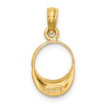 14K Fuchsia Enameled BEACH BUM Sun Visor Charm - Image 3