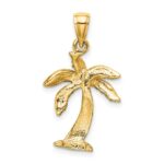 14K Enamel Palm Tree Charm - Image 4