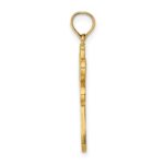 14K Multi-Color Enamel Dragonfly Charm - Image 2