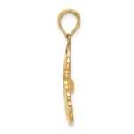 14K Enameled Santa Face Charm - Image 2