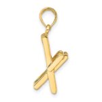 14K 3-D Multi-Color Enameled Beach Lounge with Moveable Support Chair Charm - Image 2