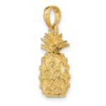 14K 3-D Pineapple Charm - Image 5