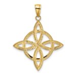 14k Large Celtic Eternity Knot Charm - Image 4
