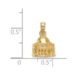 14K 3-D Jefferson Memorial Building  Washington Charm - Image 5