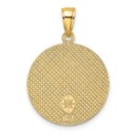 14K CHICAGO Skyline On Round Disc Charm - Image 4