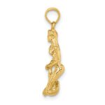 14K 3-D Mermaid Charm - Image 2