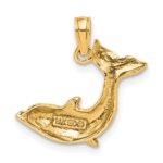 14K Jumping Dolphin Charm - Image 4