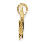 14K 2-D Textured Marlin Fish Charm - Image 2