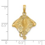14K Stingray Charm - Image 3