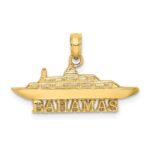14K BAHAMAS Cruise Ship Charm