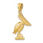 14K 3-D Pelican Standing Charm - Image 5
