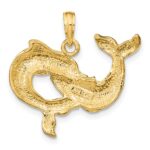 14k Dolphins Pendant - Image 3