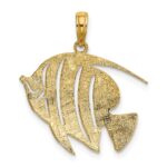 14K Polished Cut-Out Fish Charm - Image 4