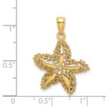 14K Starfish Filigree Charm - Image 3
