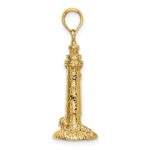 14K 3-D Fenwick Island Delaware Lighthouse Charm - Image 2