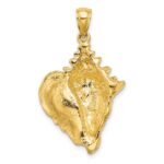 14K Conch Shell Charm - Image 4