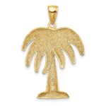 14K Large Charleston Palm Tree Charm - Image 4