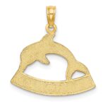 14K HAWAII Dolphin Charm - Image 4